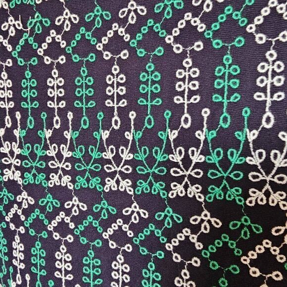 EUC MAEVE BY ANTHROPOLOGIE EMBROIDERED PATTERNED V NECK TIERED LACED TANK TOP M - Picture 6 of 15